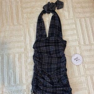Princess Polly Open Back Halter Mini Dress NWT
Size US 4